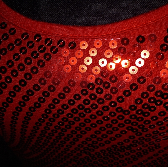 Rue21 size S red sequen tank top - Picture 5 of 7